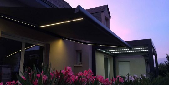 Store coffre avec led